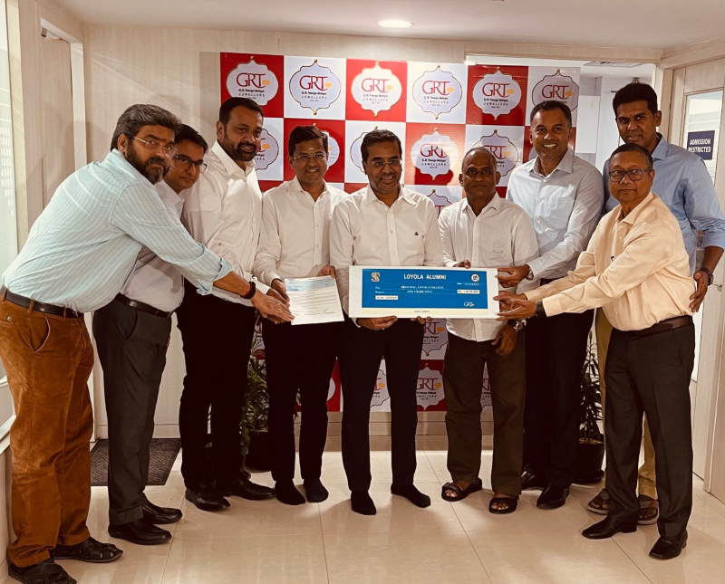 Album Image - GRT Jewelers for their generous contribution of Rupees One Crore towards the Centenary Building of Loyola College. A special thanks to the MD’s Mr. Anantapadmananabhan and Mr. Radhakrishnan, both alumni of Loyola College for their seamless support to their Alma Mater. 